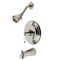 Kingston Brass KB3636PL Tub and Shower Faucet, Polished Nickel KB3636PL - alternate 1
